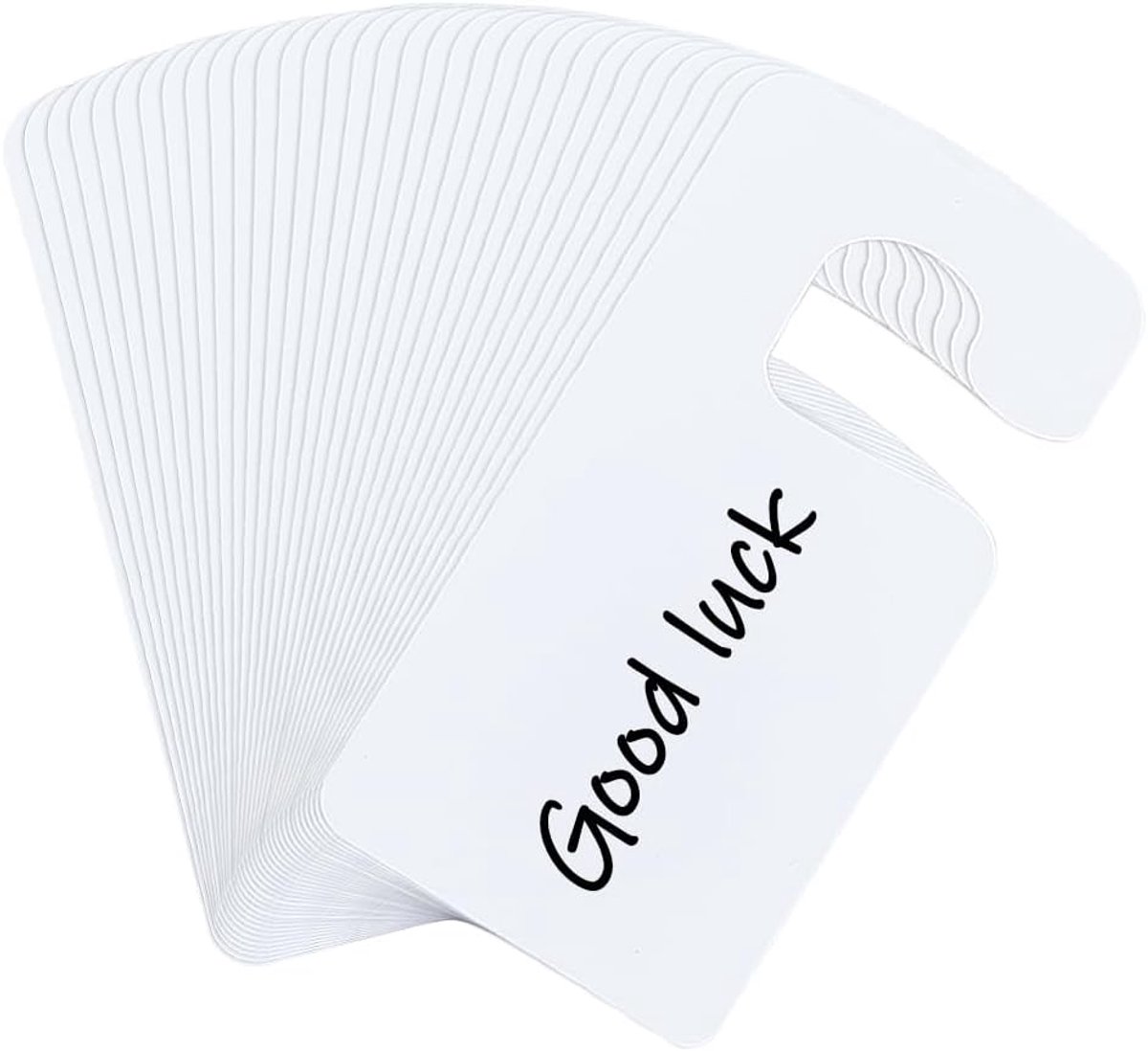 Deurhanger Tags 30 Stuks - Wit - PVC - Lege Labels - Voor Thuis en Kantoor