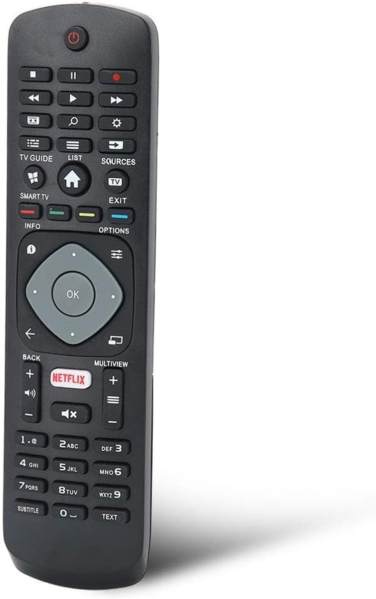 Vervangende afstandsbediening - Geschikt voor Smart TV - 10 meter bereik - Ondersteunt HOF16H303GPD24 - Voor Netflix
