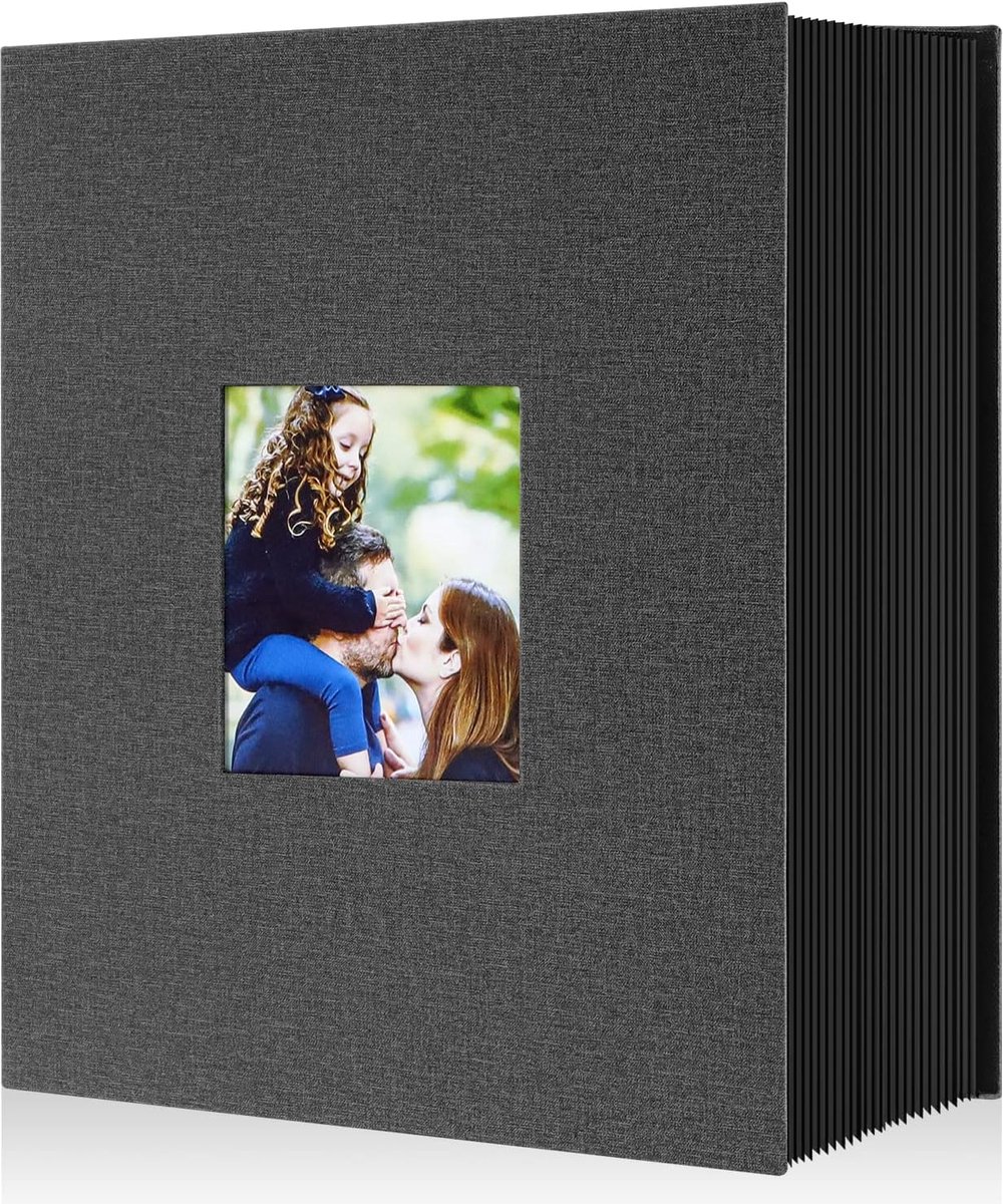 Fotoalbum 10 x 15 - groot formaat - linnen - voor horizontale en verticale foto's