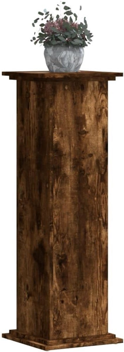 Pot Stand - Eiken Engineering Houten Binnentuin Display Standaard Moderne Bloemstandaard (33 x 33 x 100 cm)