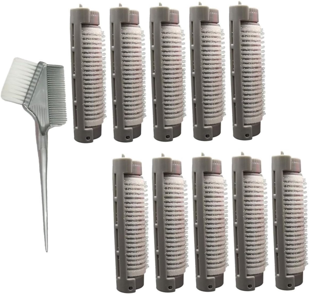 10 Stuks permanent bar haarwortel pluizige clip Haarwortelclips Krullend haar volume clips rollen schuim haarrollers knal krultang haarrollers voor kort haar buikspieren