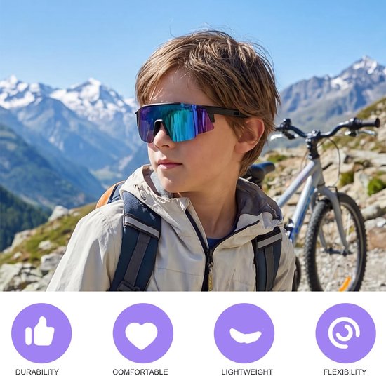 Bril, sportzonnebril, gepolariseerde fietsbril, snelle zonnebril voor dames en heren, UV400 loopbril voor outdooractiviteiten, vissen, autorijden, reizen — afbeelding 3