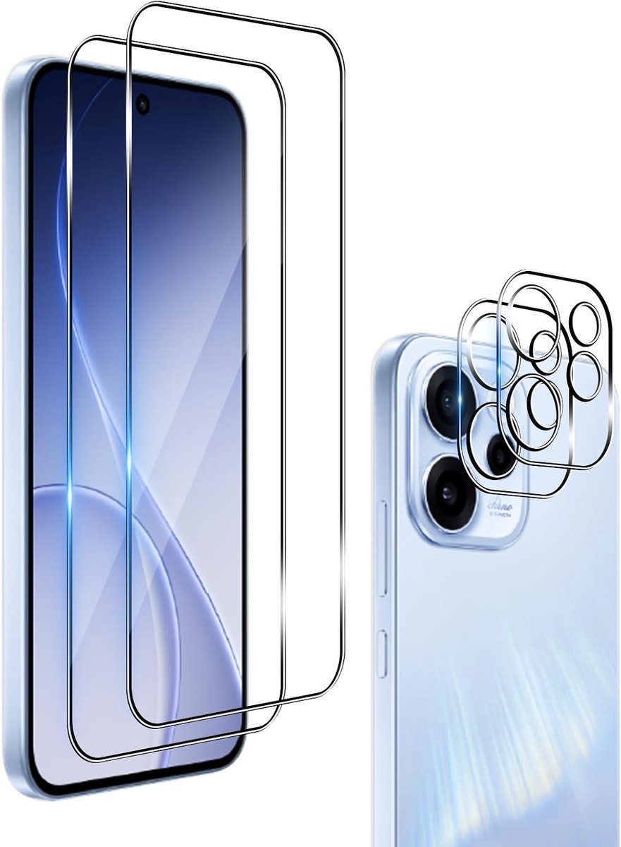 Beschermfolie voor OPPO Reno 15 F/15F/15 FS 5G voor pantserglas, 2