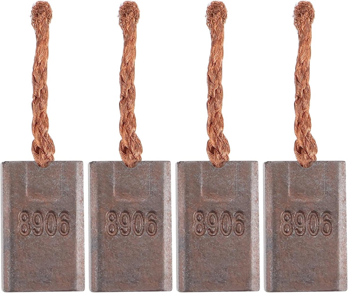 4 Stuks 8906 Koolborstel Motor Borstels Onderdelen Compatibel met Panasonic EY7441 EY7940 Draadloze Schroevendraaier Boor Driver Elektrische Motor Slijpmachine 13 x 8 x 3 mm