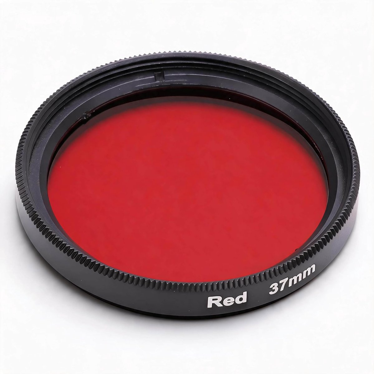 37 Mm Full Colour Lensfilter met Opbergdoos, Rood/groen/blauw/oranje/geel Filter voor Spiegelreflexcamera's, Gekleurd Filter voor Fotografie, Camera-accessoires(rood)