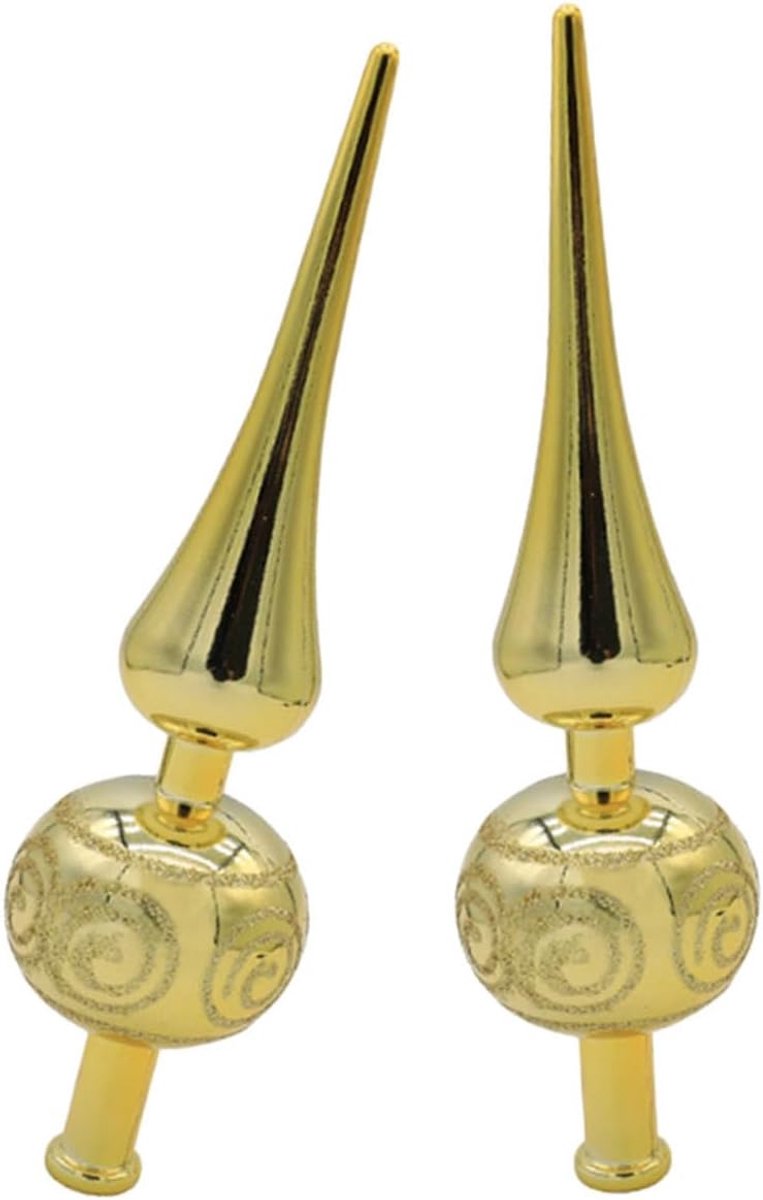 2stuks Sferische Kerstboom Gouden Xmas Boomdecoratie Voor Feestdagen Voor Woonkamer Kantoor Winkeldecoratie Tijdens Kerstmis