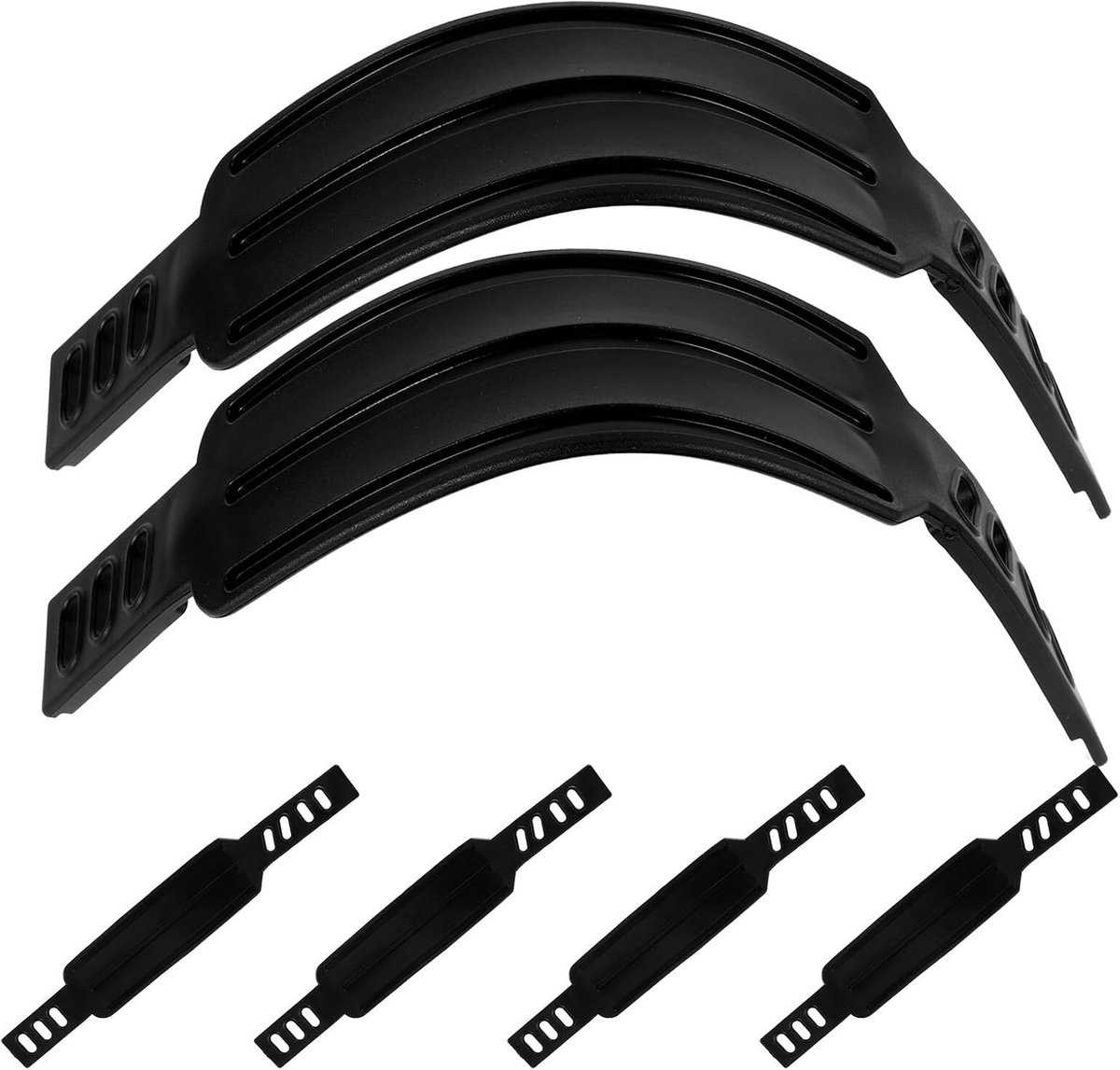 6 Stuks Delige Verstelbare Pedaalriemen voor Hometrainer Anti-slip Pp-materiaal Universele Compatibiliteit voor Indoor Fietsen Fitness Duurzaam Slijtvast voor Thuis