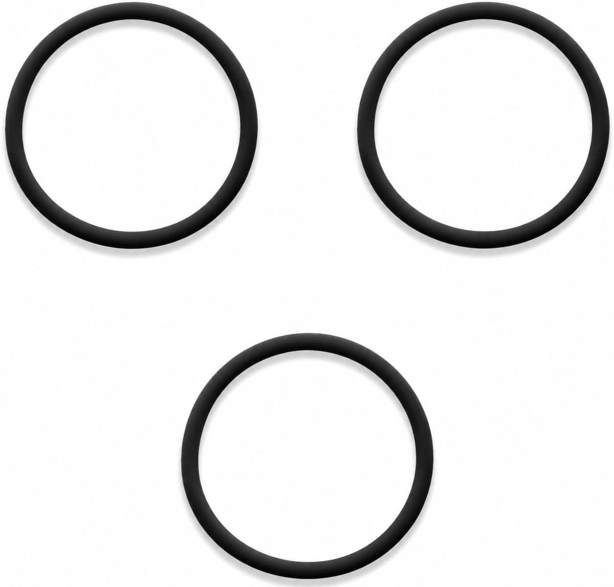 3 x O-ring voor ESE-koffiepadmachine, 44 mm, compatibel met Didiesse Frog, Faber, La Piccola, Grimac, Spinel, Union Group, 3 stuks