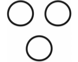 3 x O-ring voor ESE-koffiepadmachine, 44 mm, compatibel met Didiesse Frog, Faber, La Piccola, Grimac, Spinel, Union Group, 3 stuks