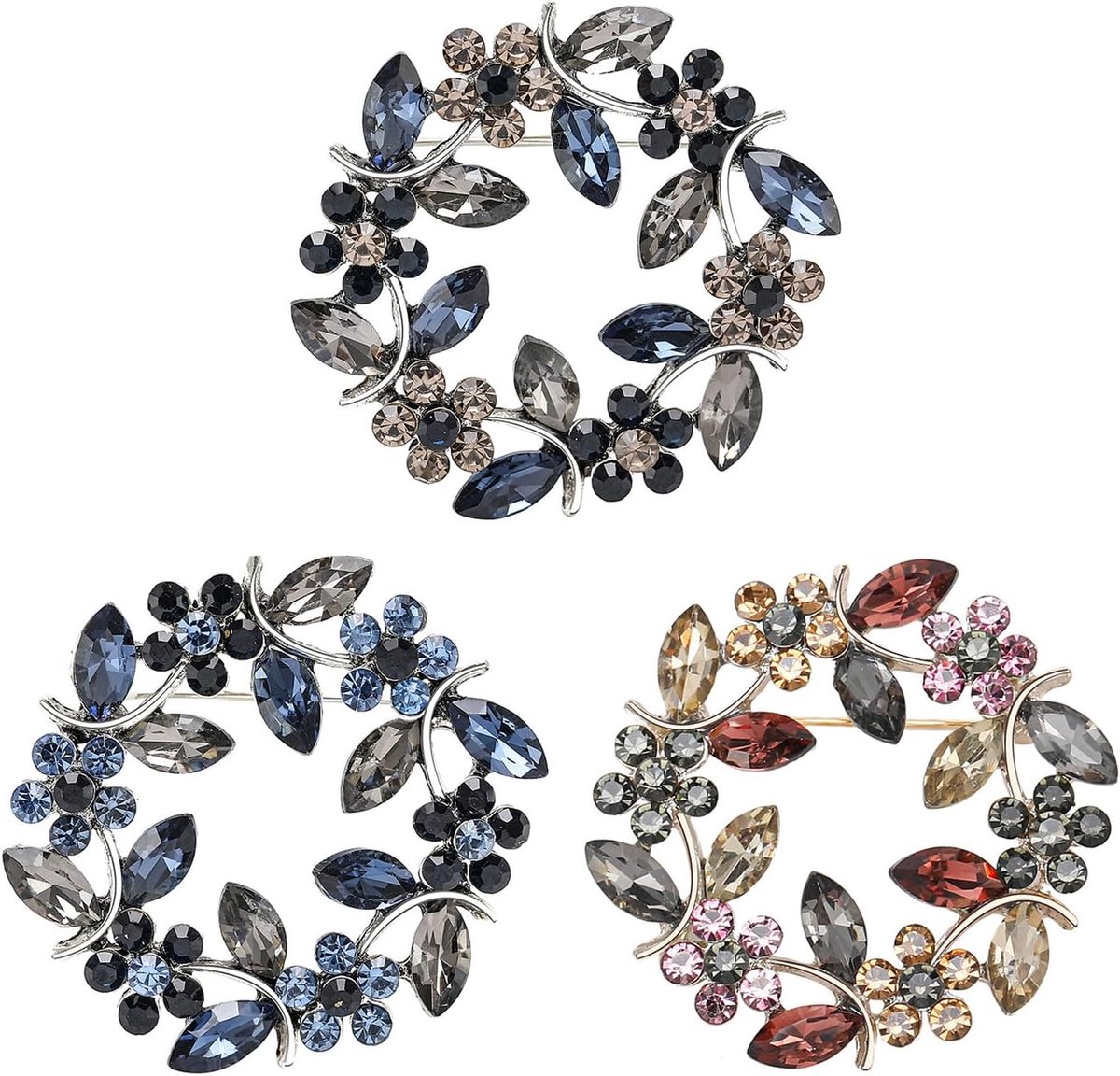 Broches, Knipperende Steentjes, Elee Damesking Accessoires, Geschikt Voor Verjaardagen En Bruiloften.