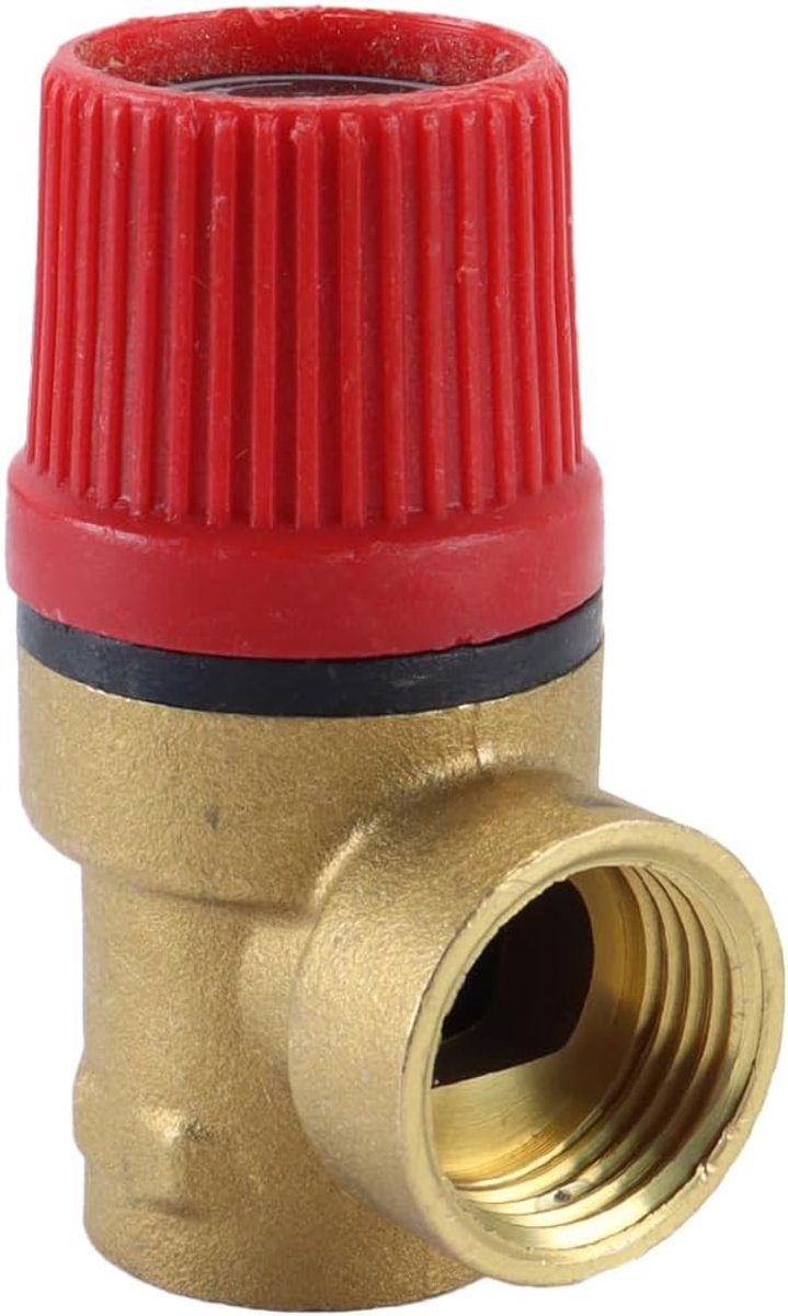 G1/2 inch, DN15 messing membraan veiligheidsklep, 3 bar interne schroefdraad ontluchtingskleppen voor water, olie, gas, boiler