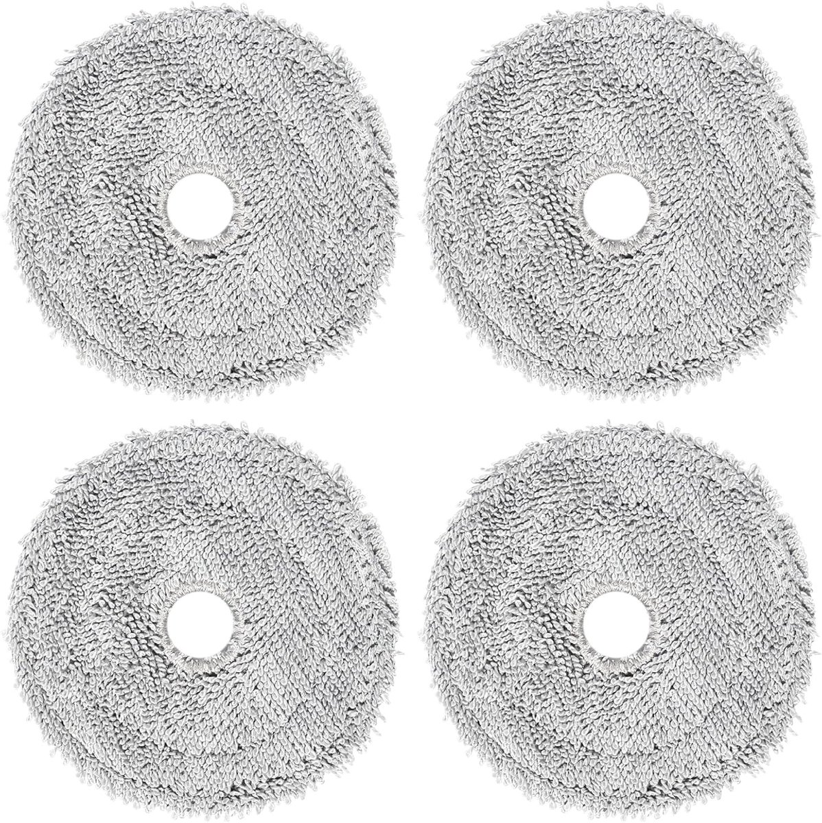 Dweildoekaccessoires voor Ecovacs Deebot mini-robotstofzuiger, reserveonderdelen, microvezel-wisserpad, wasbaar en herbruikbaar, 4 stuks