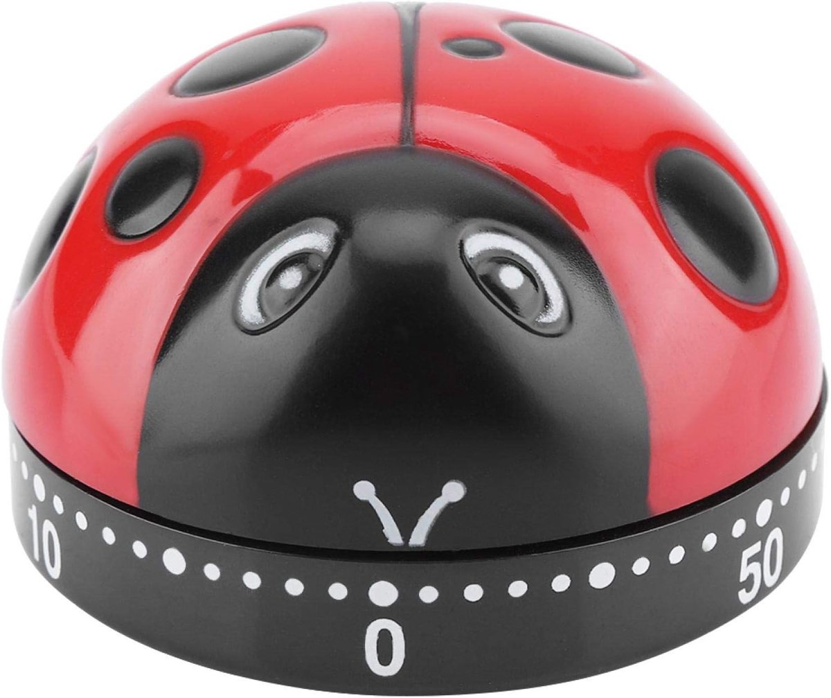 Timer 60 minuten Timer Mechanische opwindtimer Keuken Kooktimer Lieveheersbeestje Keuken