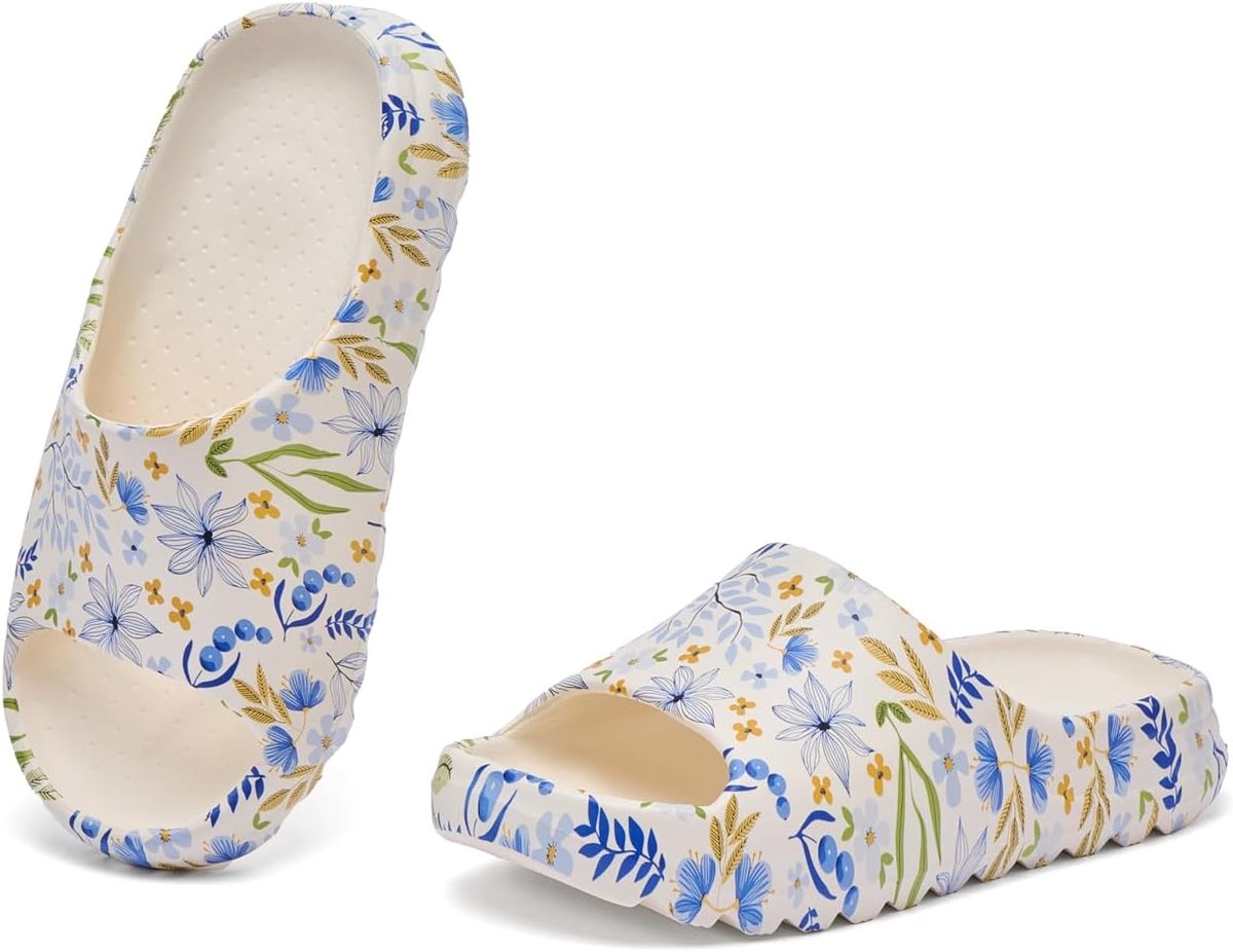 Badschoenen voor dames, slippers, doucheschoenen, pantoffels, platte badslippers, brede zomerschoenen, sandalen