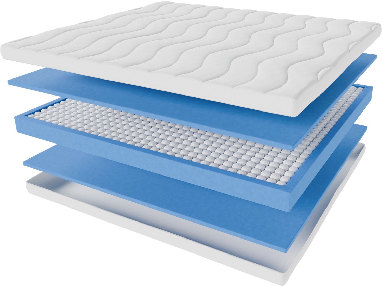Pocket Matras Geveerd Luxe Tijk - 180x200cm Dikte circa 20 cm