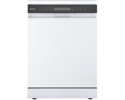 Wiggo WD-F6148B(W) - Vrijstaande Vaatwasser - 60cm - 14 Couverts - 6 wasprogramma's - Energielabel B - 5 jaar garantie - Wit
