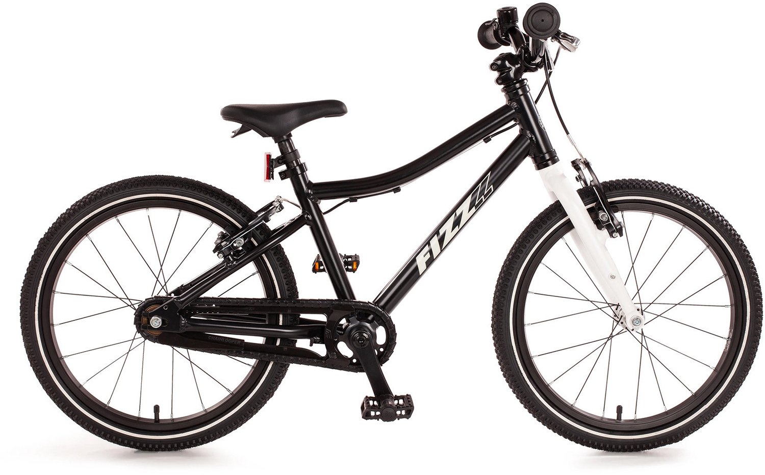 Kinderfiets 18 inch Fizz alu mat zwart
