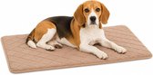 Hondenkussen - orthopedisch hondenkussen - benchkussen memory foam - Weimar Beige M - luxe draadkooi kussen van hoge kwaliteit - 85,5cm