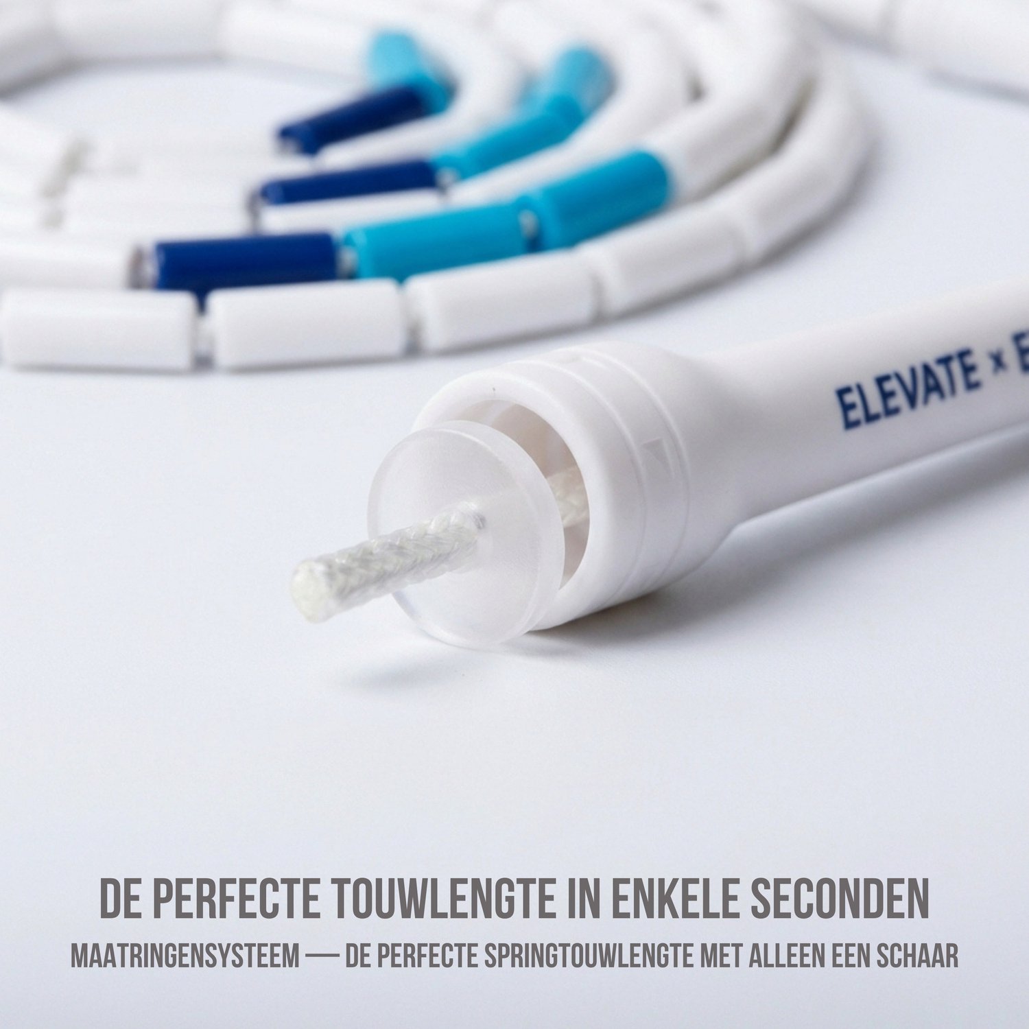 Elevate Rope Professioneel Beaded Springtouw - Verstelbare Jump Rope - Touwtje Springen voor Volwassenen en kinderen - Beaded rope - Conditie & Trucs - Binnen & Buiten Skipping Rope - Fitness Springtouwen — afbeelding 8