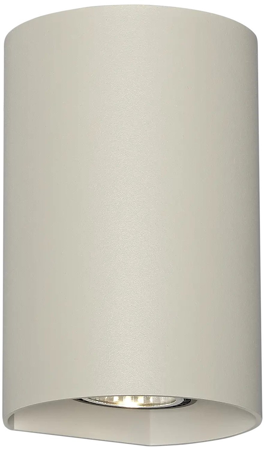 Radu wandlamp met 2 lichtpunten in beige, uit de Deco-collectie