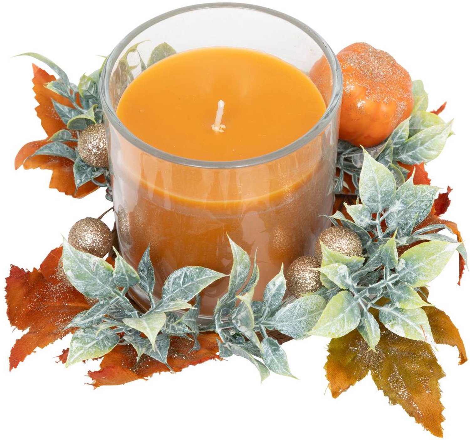 Feeric lights & Christmas Geurkaars voor op tafel, herfst, 210 g Orange