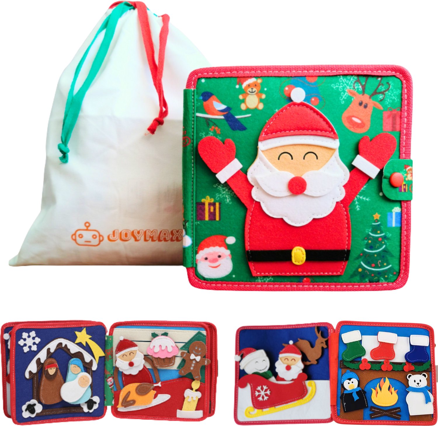 Joymaxx ® Kerst Busy Board Book