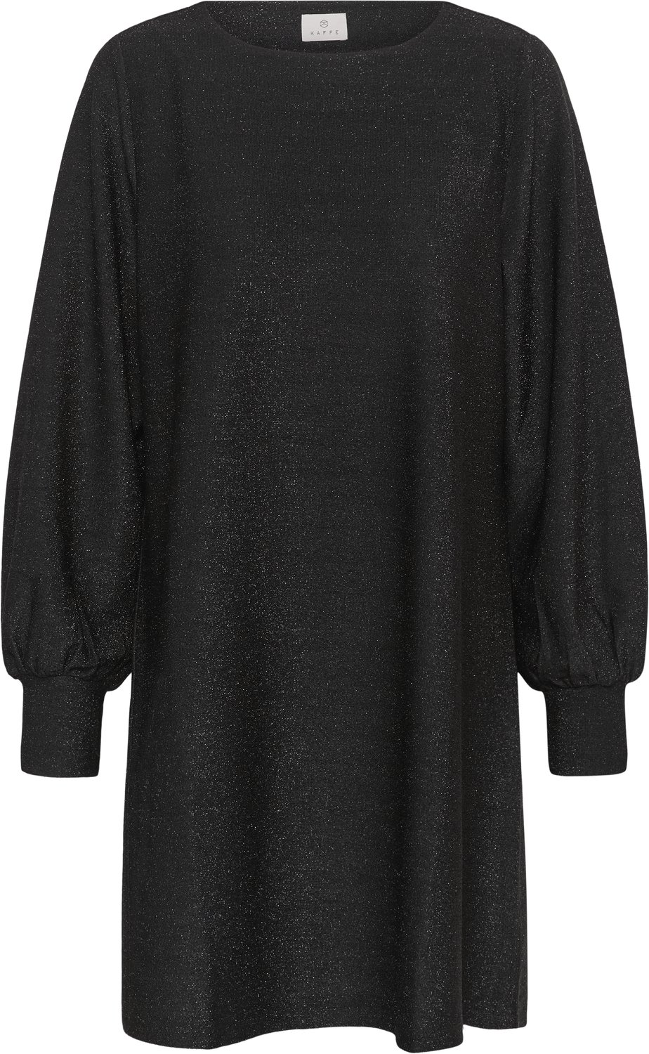 Kaffe KArebecca Dress Dames Jurk - Black Glitter