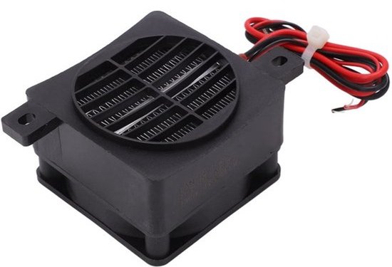 Auto-ventilator met luchtverwarmer - 12V 50W PTC-verwarming voor constante temperatuur - Mini-luchtverwarming met weerstand, auto-ventilator