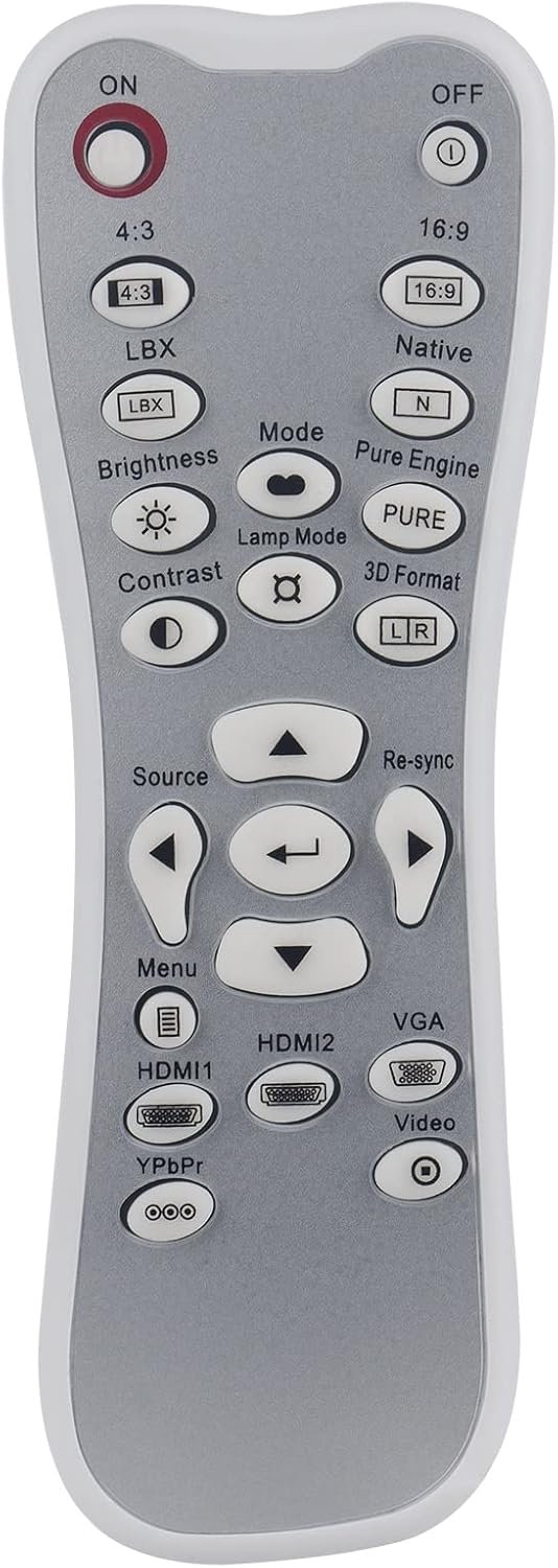 Vervangende afstandsbediening projector - geschikt voor Optoma HD25 HD25-LV - perfect voor vervanging - Luxento