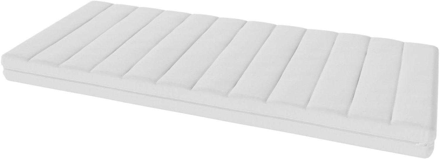 Toros Bedden Luxe Topmatras 80x190x14 – Afritsbare & Wasbare Hoes – Wit – Premium Slaapcomfort