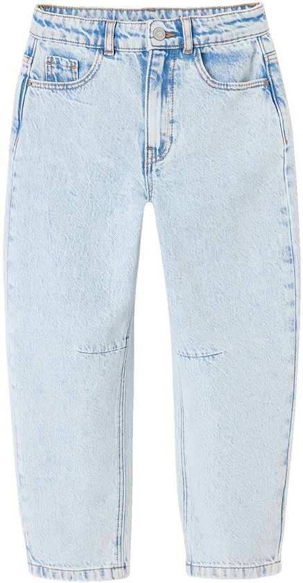 Ballonjeans meisje gebleekt denim