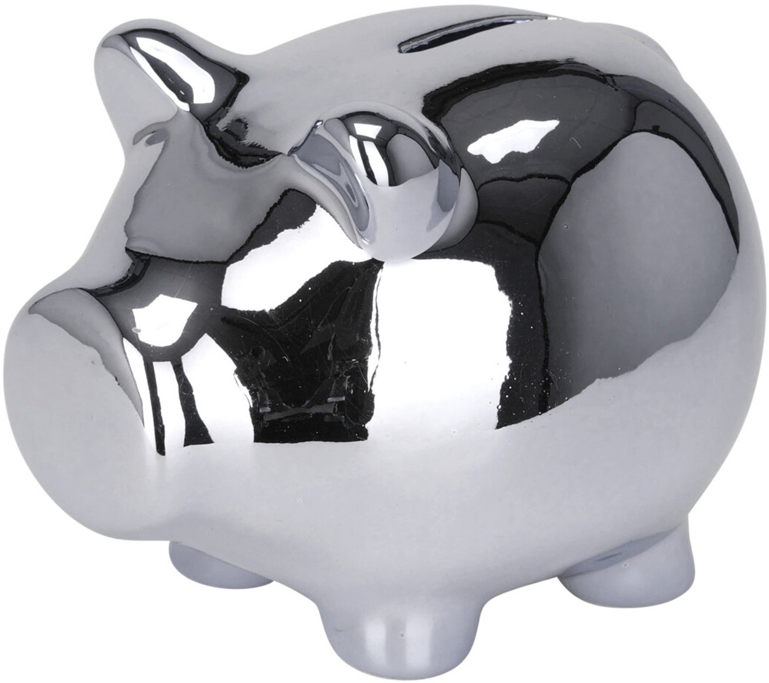 Home Styling Collection - Spaarpot van keramiek, traditioneel varken, 11 x 9 cm