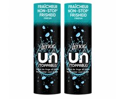 Lenor Unstoppables Fresh Geurbooster – 2 x 240 g – Geurparels voor de Was – Voordeelverpakking