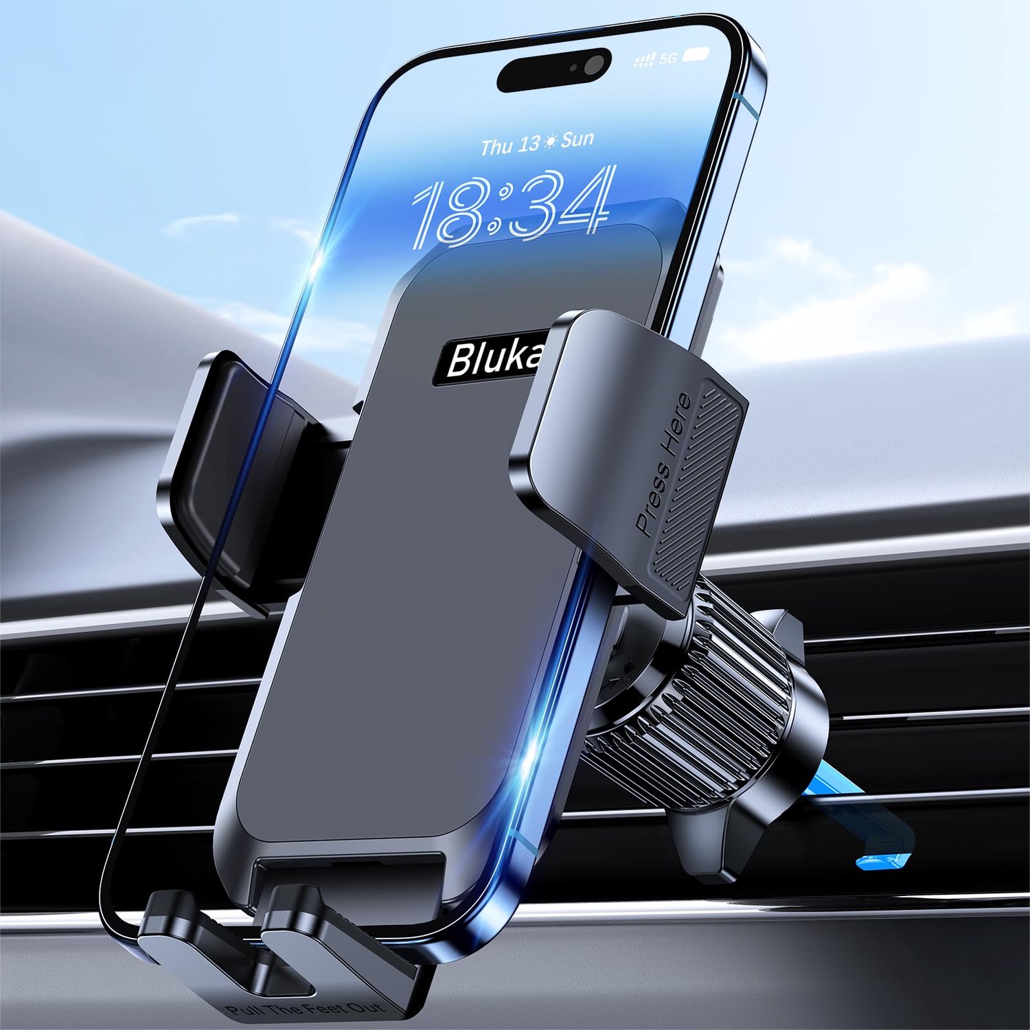 Autohouder voor Telefoon – Ventilatierooster Telefoonhouder met Verstevigde Klem
