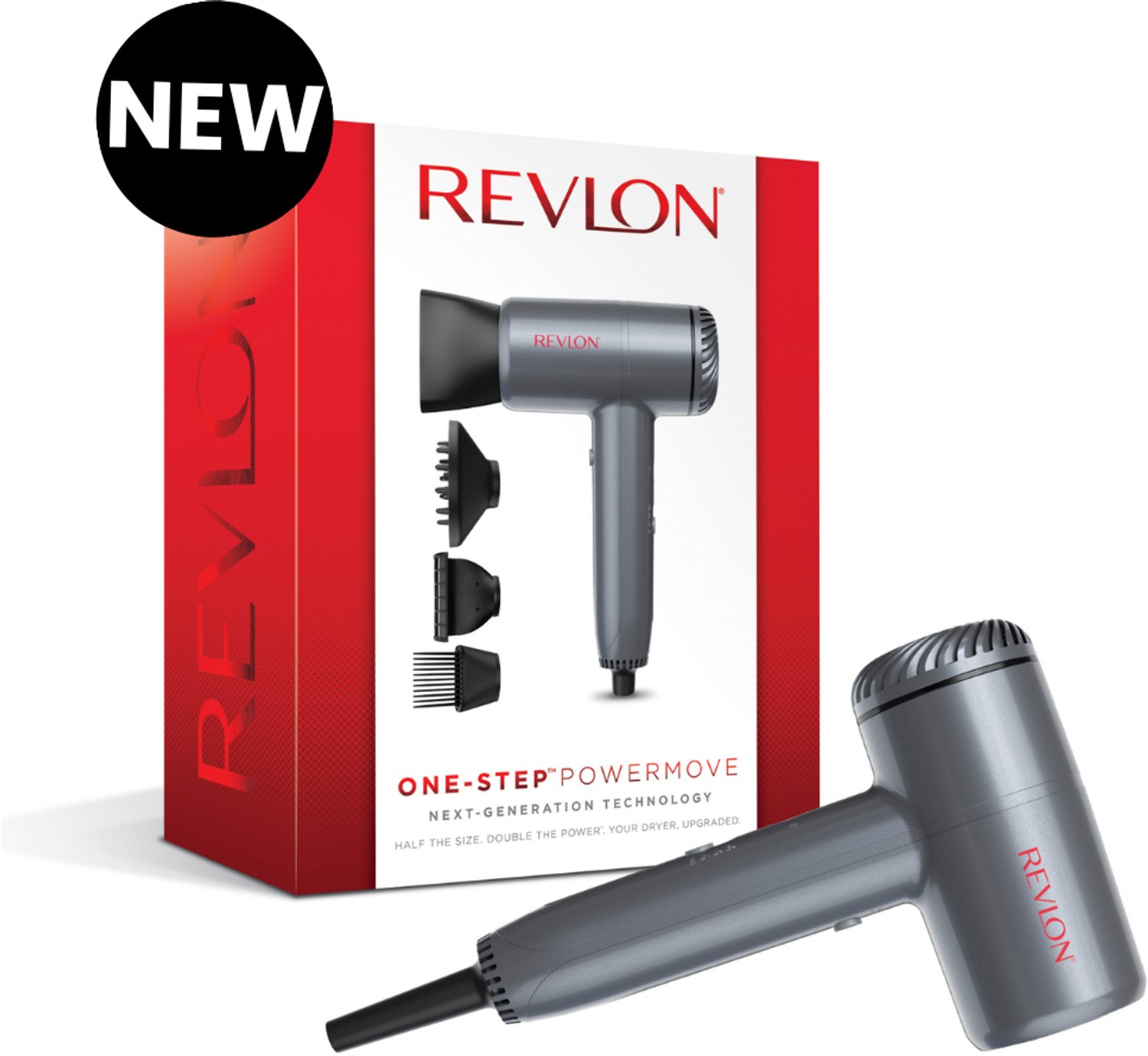 Revlon - One Step Powermove Dryer - Föhn - RVDR5378E