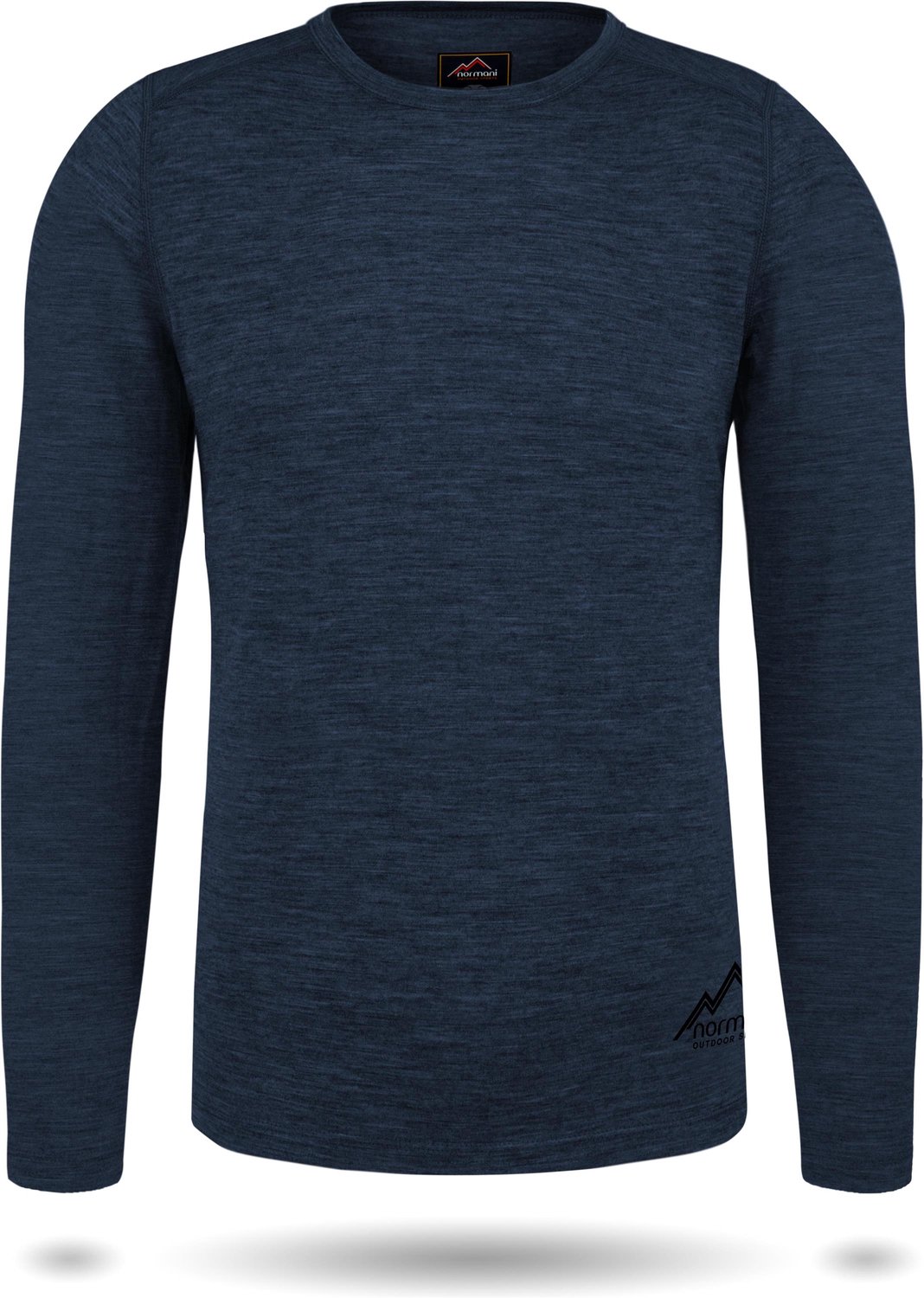 Heren-shirt met lange mouwen van merinowol „Melbourne“
