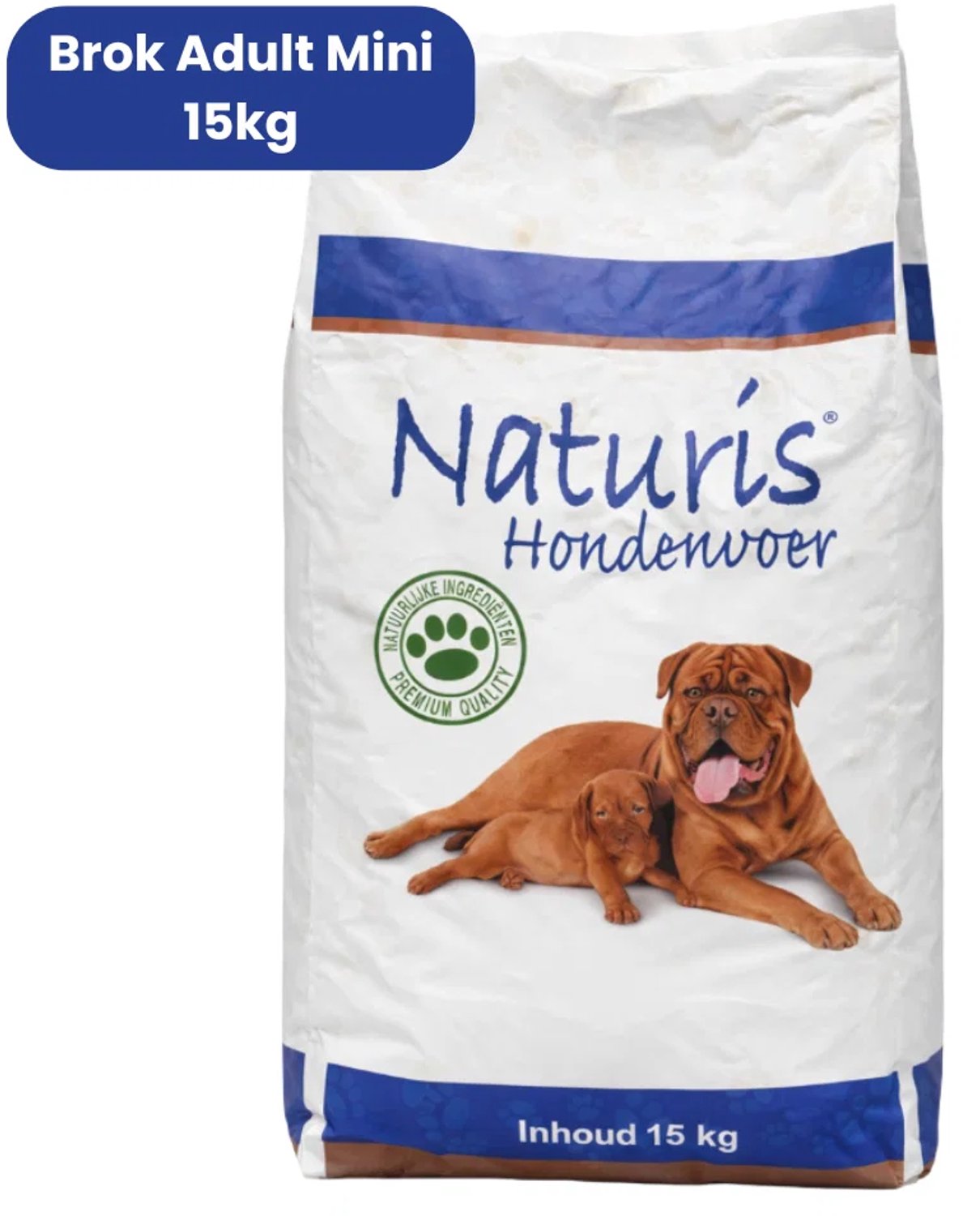 Naturis Krokante Brok Adult Mini 3kg- Hondensnackie
