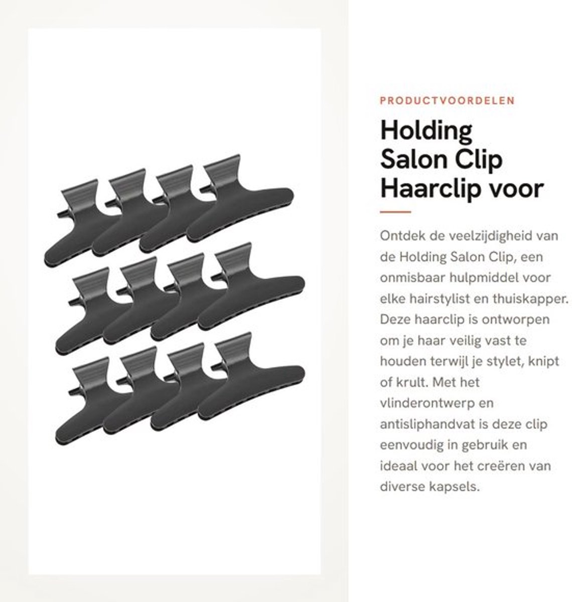 Dailygoods- Haarklem 12-delige set - Antislip - Duurzaam