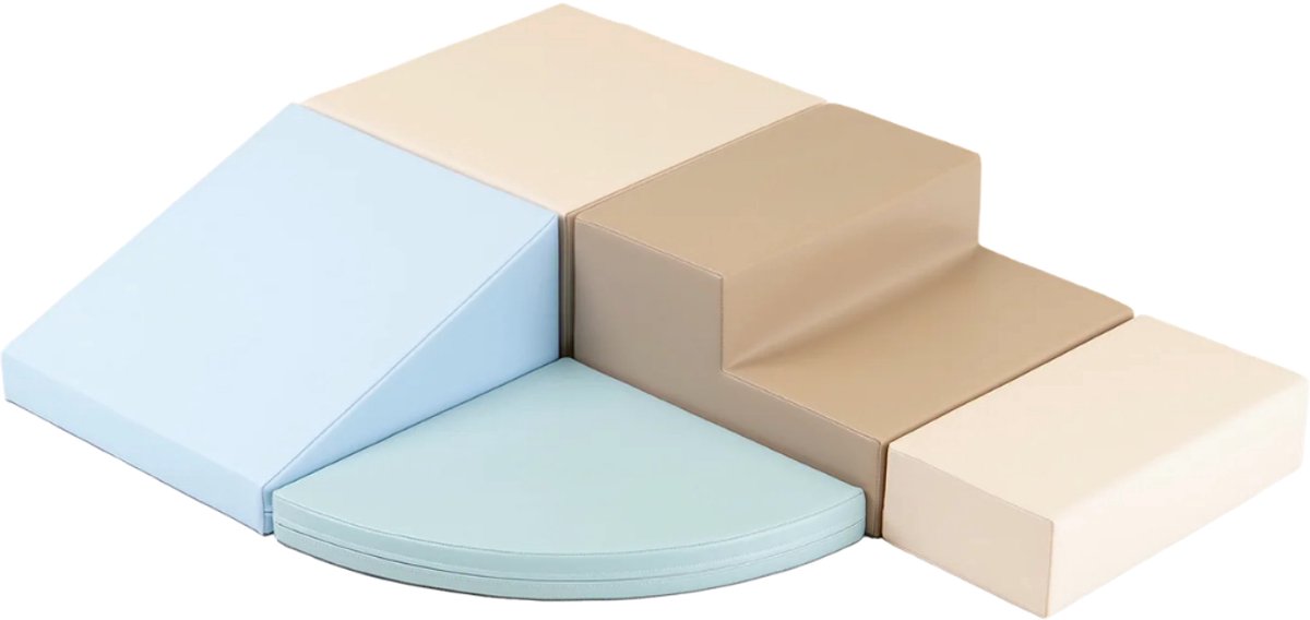 IGLU Softplay foamblokken set Corner - Pastel earth