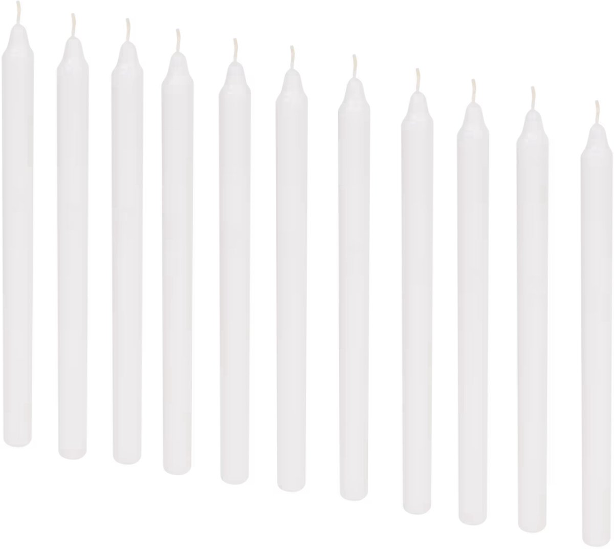 Candra Dinerkaarsen 8 stuks - Wit