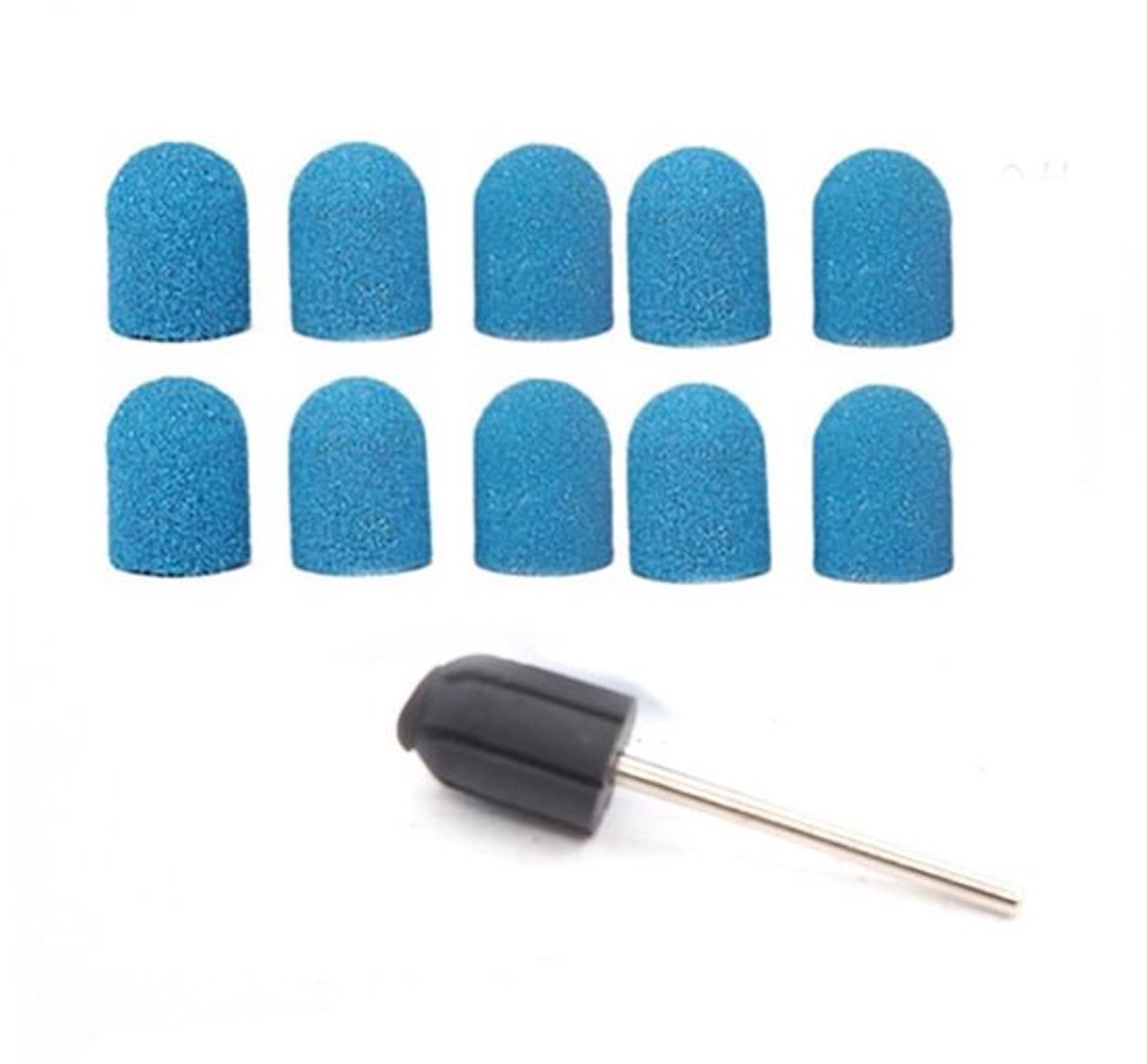 Dailygoody - Nagelstrikdoppen - Slijpkappen - Antibacterieel - Blauw/Roze