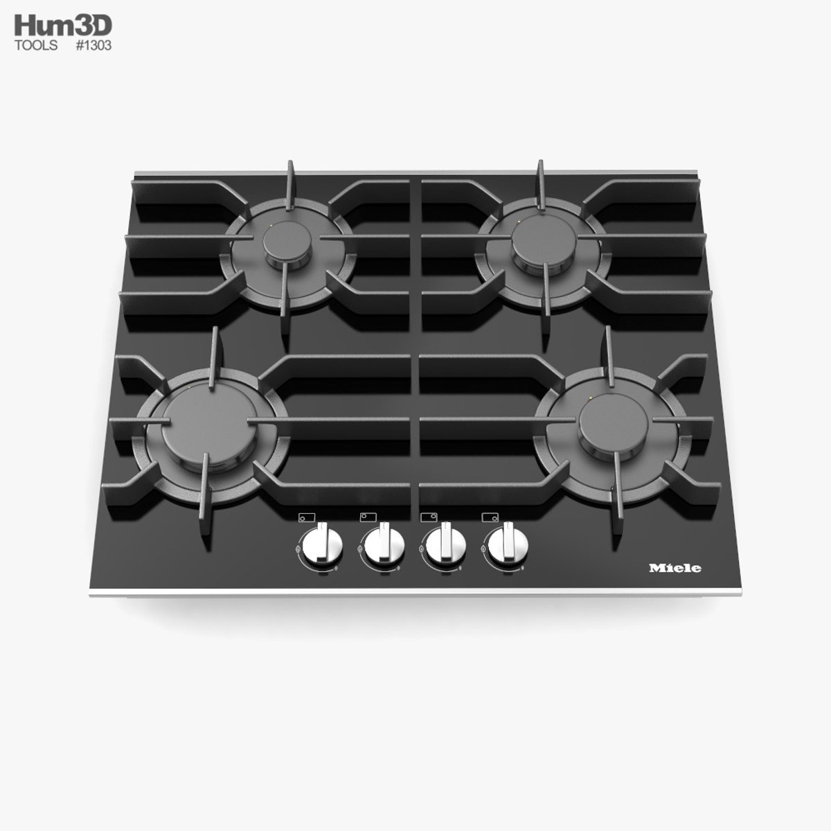 Miele KM 3010 G - Gaskookplaat
