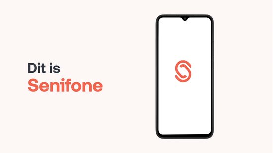 Senifone S1 Senioren Smartphone - Zwart - Voor Ouderen - 32GB - WhatsApp & SOS Functie