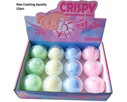 Squishy Bal Wax Cracking – Crispy Fidget Toy - 5.5 cm – Stressverlichtend Speelgoed – Knijpbal - 1 stuks