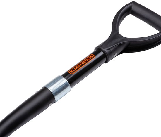 BLACK+DECKER Schep - 67 CM - 800 GR - Roestvrij - Koolstofstalen Kop en Glasvezel Handvat - Zwart van BLACK+DECKER — afbeelding 5