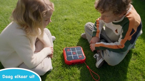Silvergear Boter Kaas en Eieren Spel 3-in-1 - Whack A Mole - Tic Tac Toe - Geheugenspel - Reisspelletjes Kinderen - Educatief Speelgoed - Reisspellen - Cadeau voor Jongens en Meisjes - Vakantie Vliegtuig / Auto - Reizen - 6, 7, 8+ Jaar - Blauw