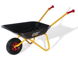 Milly Mally metalen speelgoedkruiwagen geel/zwart - Kinderkruiwagen