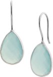Glams Oorhangers Chalcedoon Franse Haak - Zilver Glams Oorhangers Chalcedoon Franse Haak - Zilver