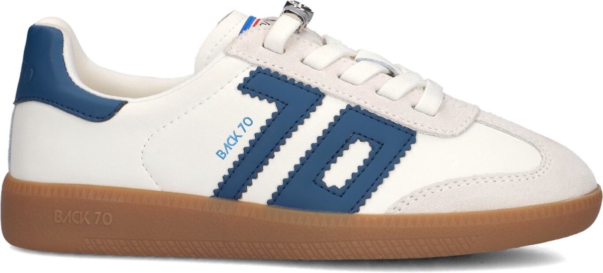 BACK70 Cloud K Sneakers Kids - Leren Sneaker - Wit - Maat 29
