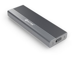 Switss® - M.2 SSD Behuizing NVMe & SATA 2230/2242/2260/2280 - USB-C 10Gbps - Tot 8TB - Aluminium Heatsink